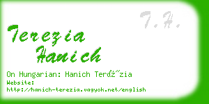 terezia hanich business card